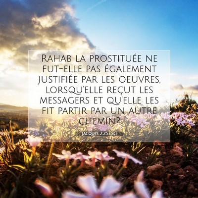 Jacques 2:25 Verset biblique expliqué