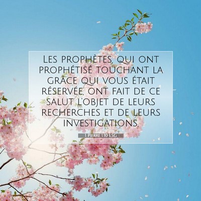 1 Pierre 1:10 LSG Image du verset biblique