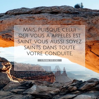 1 Pierre 1:15 Verset biblique expliqué