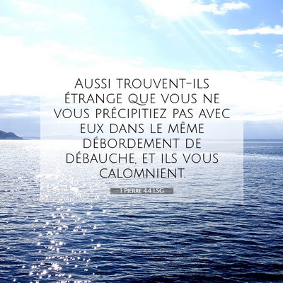 1 Pierre 4:4 Verset biblique expliqué