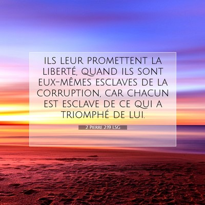 2 Pierre 2:19 Verset biblique expliqué