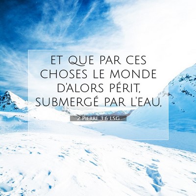 2 Pierre 3:6 LSG Image du verset biblique