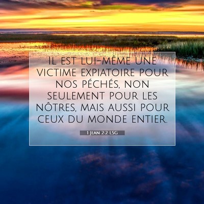 1 Jean 2:2 LSG Image du verset biblique