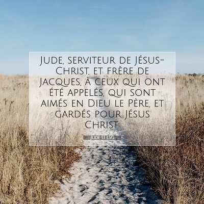 Jude 1:1 Verset biblique expliqué